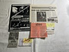 Dio - Worldwide Magazine   Newspaper  Clippings  Signed Ticket Matching Ad