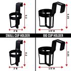 4-pack Black 2 Large Big Automotive Cup Holders For Car 44oz And 2 Small 12oz
