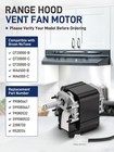 120v Upgraded Vent Fan Motor 99080667 For Broan Nutone Qt20000 Wa6500 99080532