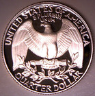 1991 S 25c Proof Washington Quarter   free Shipping  