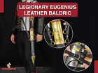 Functional Adjustable Genuine Leather Gladius Baldric Belt Frog Sword Holder