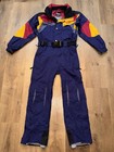 Nordica Ski Suit One Piece Snowsuit Snow Bib Jumpsuit Vtg 90s Mens Medium Flaws