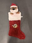 Lot Of 4 Buc-ee s Christmas 24    Plush Beaver Stockings  Fastens Shut close