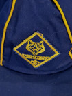 Vtg Bsa Boy Scouts Tiger Cub Cap Hat     Navy   Orange  Sz 7 1 8  Twill  1970   s