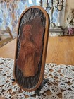 Vintage Solid Wood Wall Hanging Of A  Native American Indian    