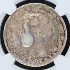 1897 Philippines Alfonso Xiii Silver Peso Ngc Xf Details     Scratches  Stained