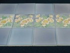 Germany - M O   P F - Antique Art Nouveau Majolica 15 Tile Set  C1900
