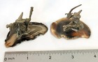 2 Rawcliffe Pewter 1  Merlin Wizard Staff Sword Fantasy Figurines On Agate Slice