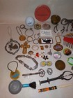 Vintage To Modern Mixed Junk Drawer Lot Coins Jewelry Keychains