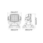 Remote Control Heavy Duty Magnetic Base Spot Beam Led Work Light For Boat Truck
