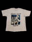 Rare  Vintage 90s Sonic Youth Band Tour 1995 T-shirt Unisex White Front Side 