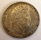 1833-a Franc 1 4 Franc Coin  15mm  Silver 0 9  Xf Ex  Fine  155k Mintage