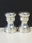 Modern Tiffany   Co Makers Sterling Silver Salt   Pepper Shakers Italian Mcm