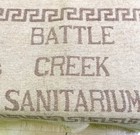 Vintage Rare  battle Creek Sanitarium  Wool Blanket 72   x48    Dr  Kellogg Nice