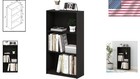 Durable 3-tier Bookcase With Open Shelves - Perfect For Organized Living