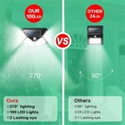 1-12pcs Solar Power Light Pir Motion Sensor Outdoor Security Lamp Wall Garden