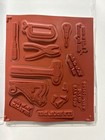 Stampin Up Vintage Tools Stamps used free Shipping