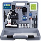 52pc 120x-1200x Starter Compound Microscope Portable Science Kit For Kids School