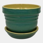 Roseville Mayfair Green 1952 Vintage Art Pottery Flower Pot Planter 1117-5