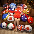 Cute Country Ball Plushies 10cm 30cm 40cm Country Flag Balls Countryball