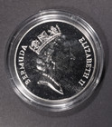 1989 Bermuda Monarch Butterfly Conservation Silver Dollar