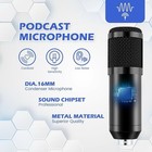 Podcast   Usb Audio Recording Interface Bundle - Universal Compatibility - Nib