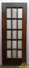 30 x80 x1 75  Antique Vintage Wooden Exterior French Door Window Beveled Glass