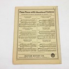 The Juggler Piano Solo Carl Wilhelm Kern Sheet Music 6 Pages Rare 1911 Vintage
