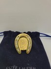 Estee Lauder 2013 Golden Horseshoe Beautiful Solid Perfume Compact