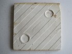 Antique 6  Sq  Moulded Majolica Art Nouveau H  Richards Tile Rd453154 C1905