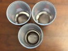 Set Of 3 Vintage Holt Howard Libbey Atomic Santa Glasses Black Mcm 60s Tumblers