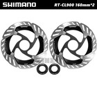 2-pack Shimano Rt-cl900 Center Lock Brake Rotor 140mm Or 160mm With Lockring-oe