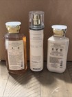 Bath   Body Works Warm Vanilla Sugar 3 Piece Gift Set Body Lotion Mist Body Wash