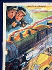 Prison Train Original Six Sheet Movie Poster 1938  good   Railroad Artwork