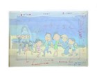 Sazae-san - Original Animation Production Art Hanken Cel Background Douga Layout