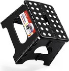 7 5 Inch Folding Step Stool Foldable Stool Height Kids Step Stool  176 Lb Cap   