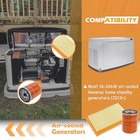 070185e Oil Filter Kit For Generac 16-26kw Air Cooled Generator W  999cc Engine