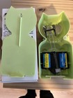 Rare Retired Lime Green Lady Kit Cat Klock With Original Box Pearl Necklace