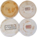  Set Of 4 Vintage Greek Ceramic Coasters Hand Painted Handmade Greece Mythology