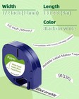 Compatible For Dymo Letra Tag Label Maker Refills 91330 White Paper Label 4-pack
