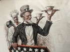 Cream Of Wheat Advertising  1918 Standing Back Of Uncle Sam 10 X 13 5 In  Color