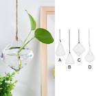 Hanging Glass Ball Vase Flower Plant Pot Terrarium Container Wedding Home Decor