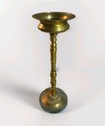 Vintage Solid Brass Large Planter Candlestick Styles Art Deco Garden Patio
