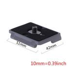 Quick Release Qr Plate 200pl-14 Tripod Head Clamp Adapter For Manfrotto Camera