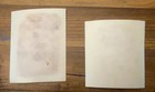 2 Antique Silver Mirrored Photographs Heavily Oxidized Mystery Images