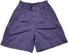 Lot Of 3 Vintage Pleated Cotton Shorts Women   s Size 4 Lizsport High Rise Mom