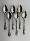 Sterling Teaspoons  H  lsingborg  Sweden  6 Antique Spoons In Original Box