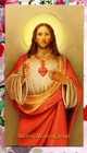 Sacred Heart Of Jesus - The Our Father Or Lord s Prayer  - Paperstock Holy Card