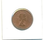 1954 Australian Circulated Half Penny  y   Perth Mint