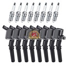 Ignition Coils And Motorcraft Spark Plugs For Ford E350 E250 Lincoln 5 4l Sp479